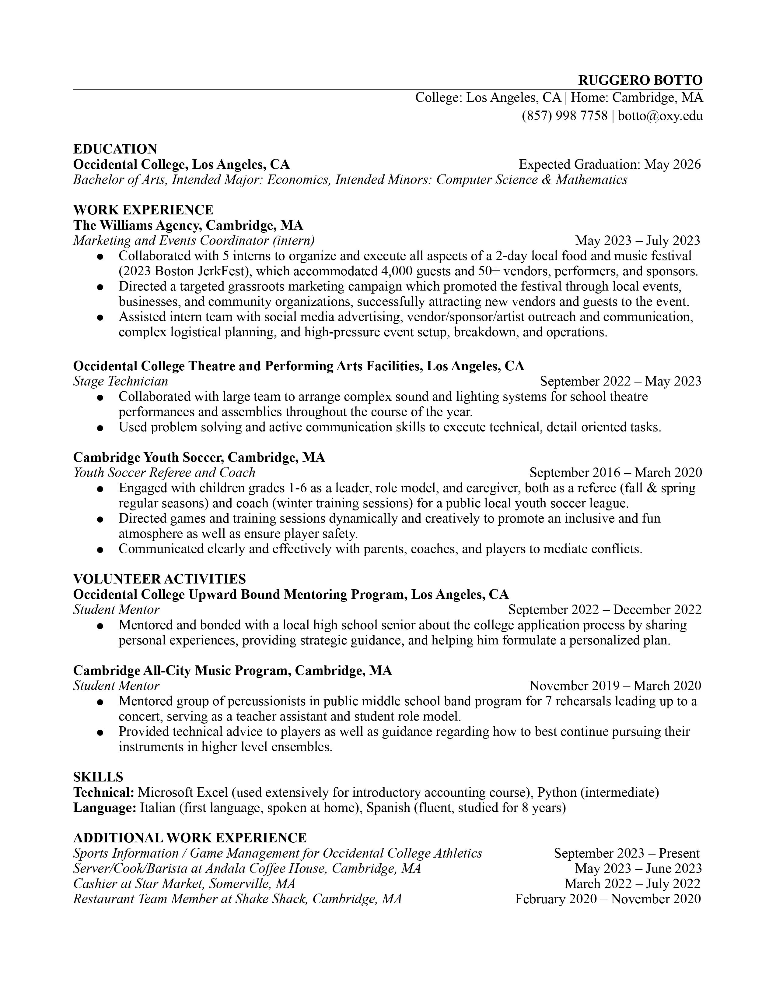 Resume